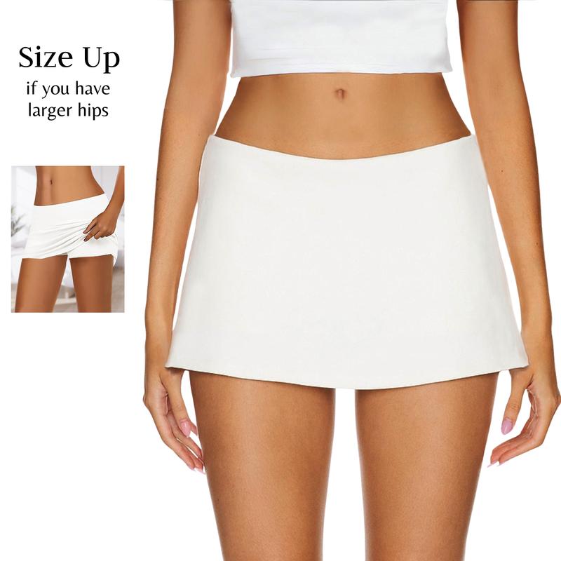 Low Waist Micro Mini Skorts
