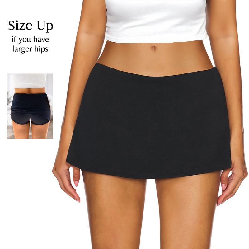Low Waist Micro Mini Skorts