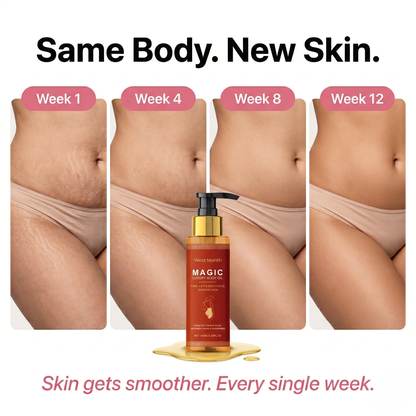 The Body Oil That Fades Stretch Marks, Firms Loose Skin & Restores Crepey Arms — Without Lasers or Clinic Visits