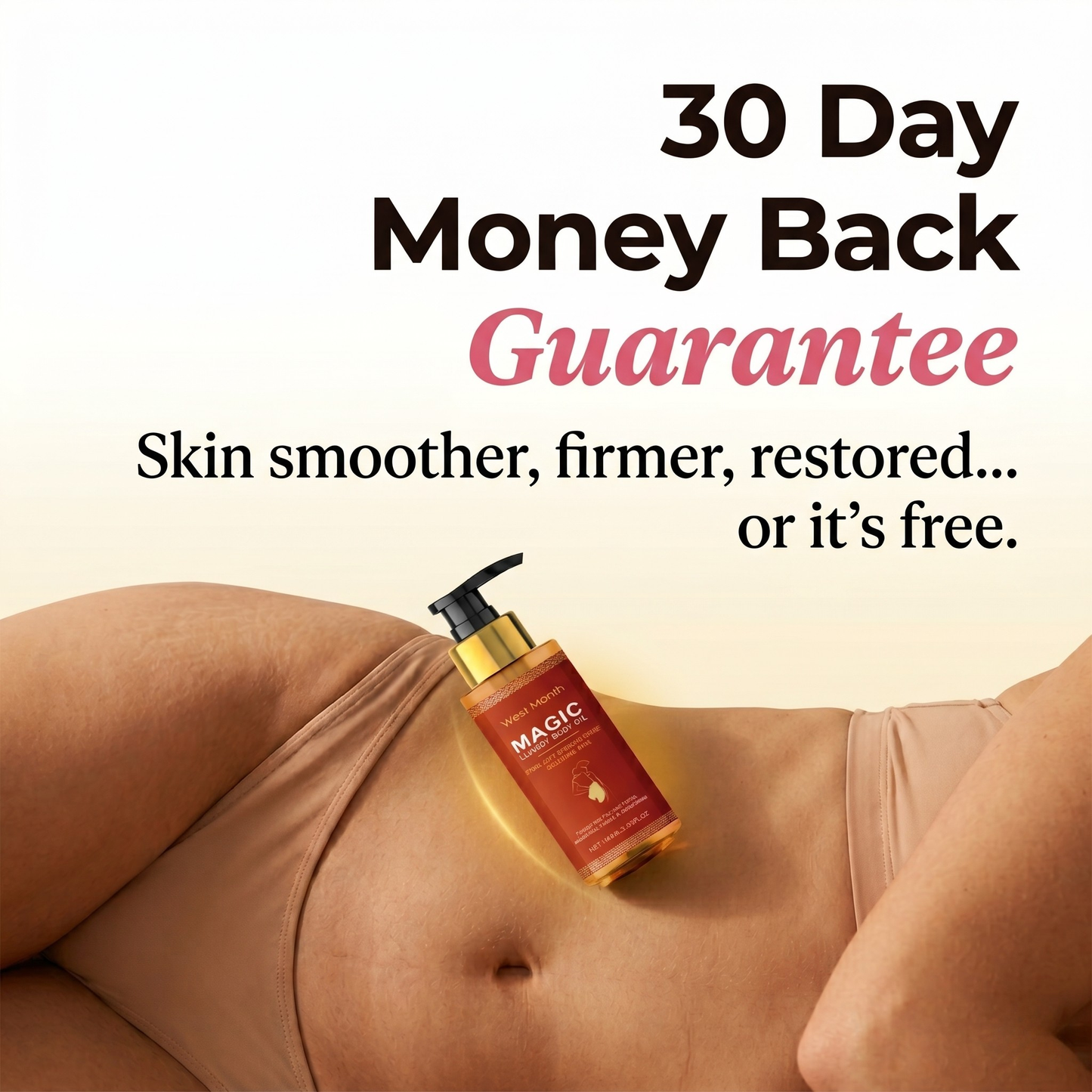 The Body Oil That Fades Stretch Marks, Firms Loose Skin & Restores Crepey Arms — Without Lasers or Clinic Visits