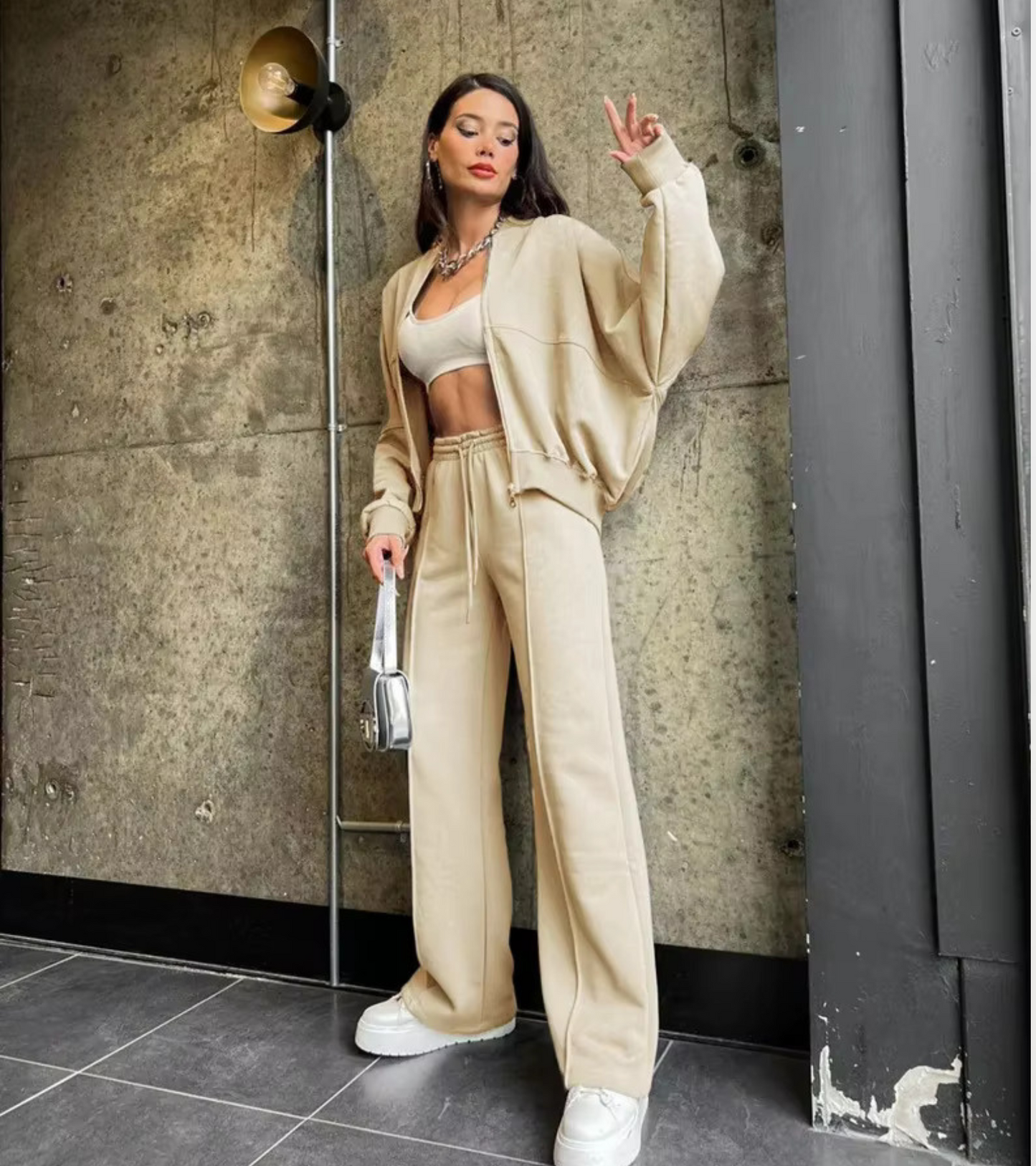 Virellea Two-Piece Bomber Tracksuit