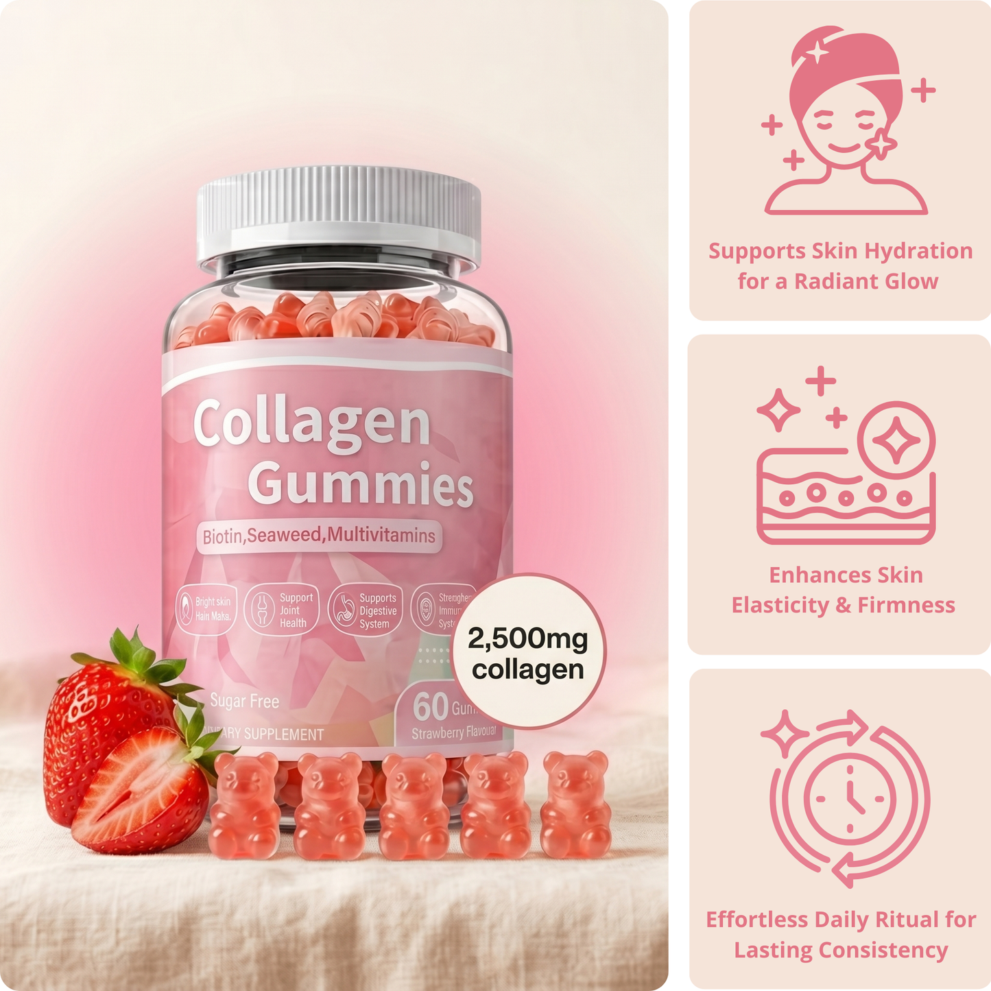 ReGlow Collagen Gummies 90-day supply